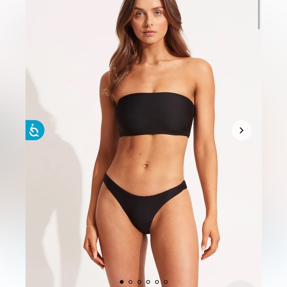 Seafolly Other - SEAFOLLY Tube Top Bikini Set